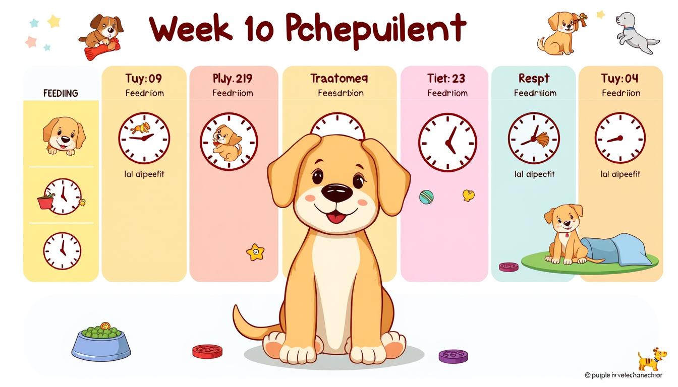 10 Week Old Puppy Schedule Training Care Tips